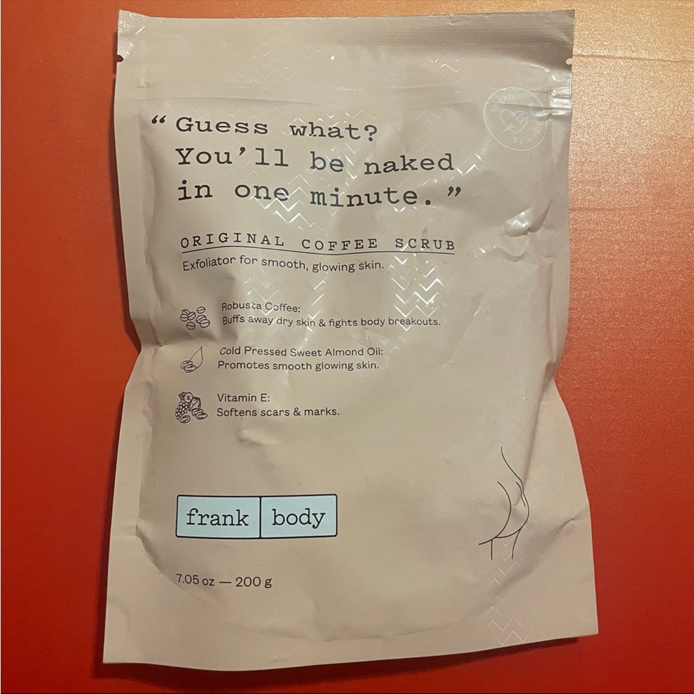 2 for $25! Frank Body Original Coffee Scrub